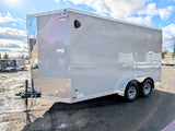 Cargo Mate 7x14 E Series Tandem Axle Enclosed Trailer w Ramp Door - Stock# 124038