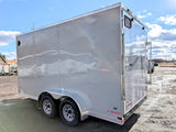 Cargo Mate 7x14 E Series Tandem Axle Enclosed Trailer w Ramp Door - Stock# 124038