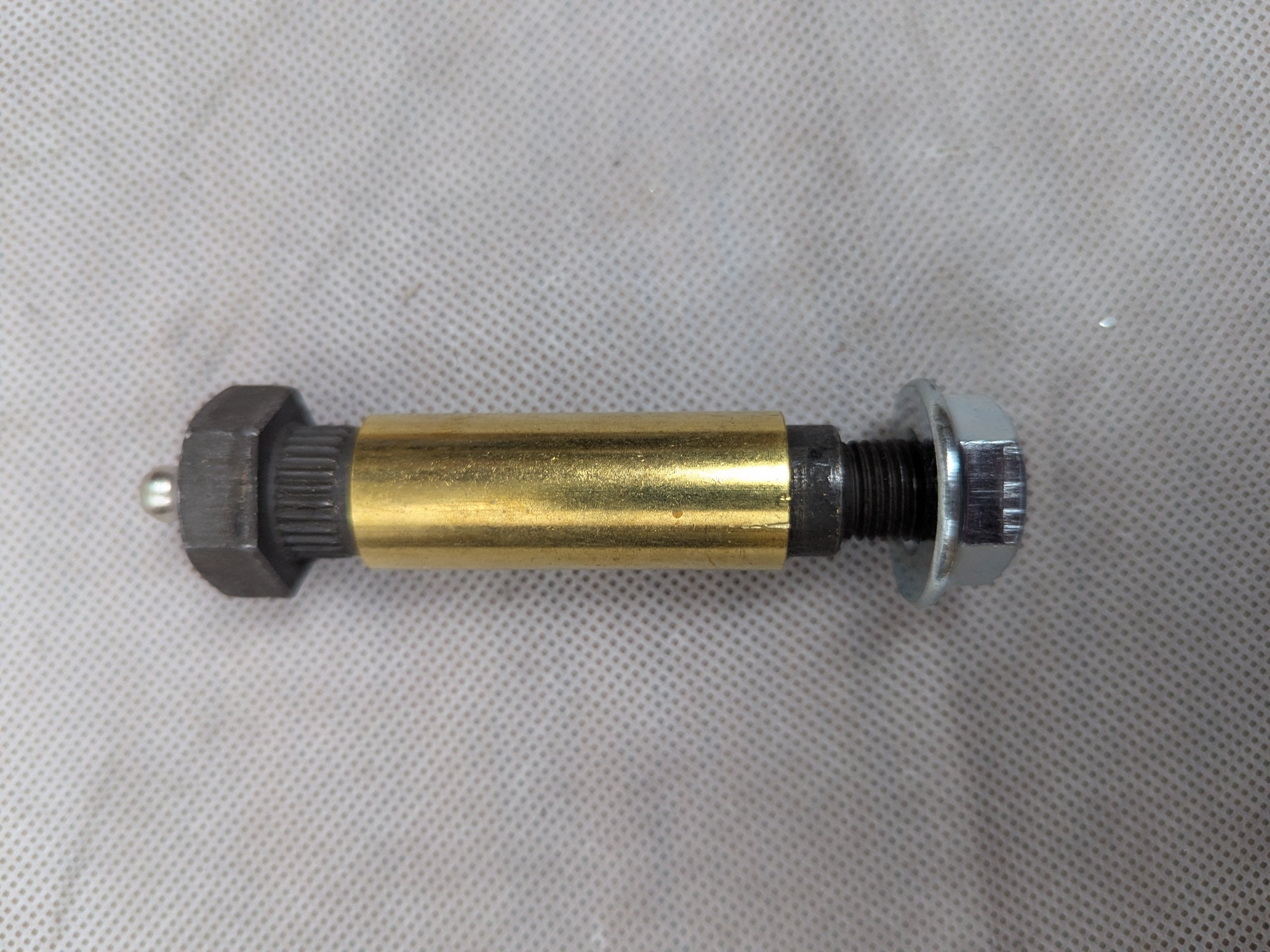 3 Inch Trailer Leaf Spring Bolt with Locking Flange Nut
