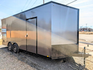 LOOK 8.5x20ft Enclosed Car Hauler / Toy Trailer with Ultimate Escape Door