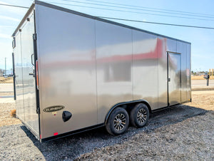 LOOK 8.5x20ft Enclosed Car Hauler / Toy Trailer with Ultimate Escape Door