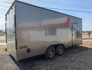 LOOK 8.5x20ft Enclosed Car Hauler / Toy Trailer with Ultimate Escape Door