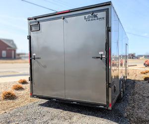 LOOK 8.5x20ft Enclosed Car Hauler / Toy Trailer with Ultimate Escape Door