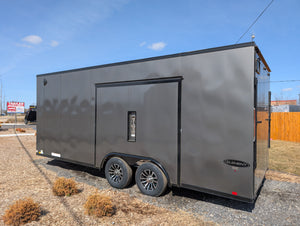LOOK 8.5x20ft Enclosed Car Hauler / Toy Trailer with Ultimate Escape Door