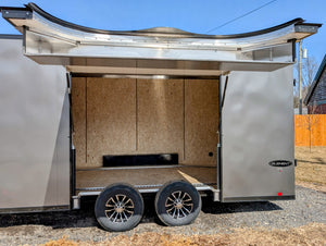 LOOK 8.5x20ft Enclosed Car Hauler / Toy Trailer with Ultimate Escape Door