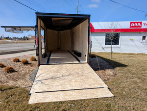LOOK 8.5x20ft Enclosed Car Hauler / Toy Trailer with Ultimate Escape Door
