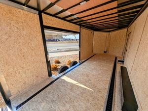 LOOK 8.5x20ft Enclosed Car Hauler / Toy Trailer with Ultimate Escape Door