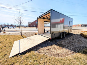 LOOK 8.5x20ft Enclosed Car Hauler / Toy Trailer with Ultimate Escape Door