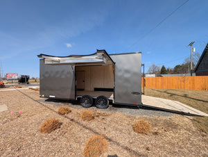 LOOK 8.5x20ft Enclosed Car Hauler / Toy Trailer with Ultimate Escape Door