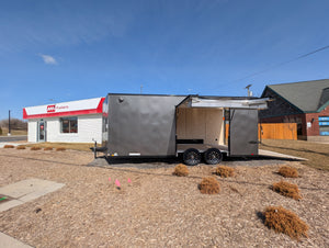 LOOK 8.5x20ft Enclosed Car Hauler / Toy Trailer with Ultimate Escape Door