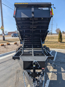 Griffin 6X12 Tandem Axle Hydraulic Dump Trailer with Tarp Kit