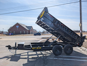 Griffin 6X12 Tandem Axle Hydraulic Dump Trailer with Tarp Kit