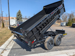 Griffin 6X12 Tandem Axle Hydraulic Dump Trailer with Tarp Kit