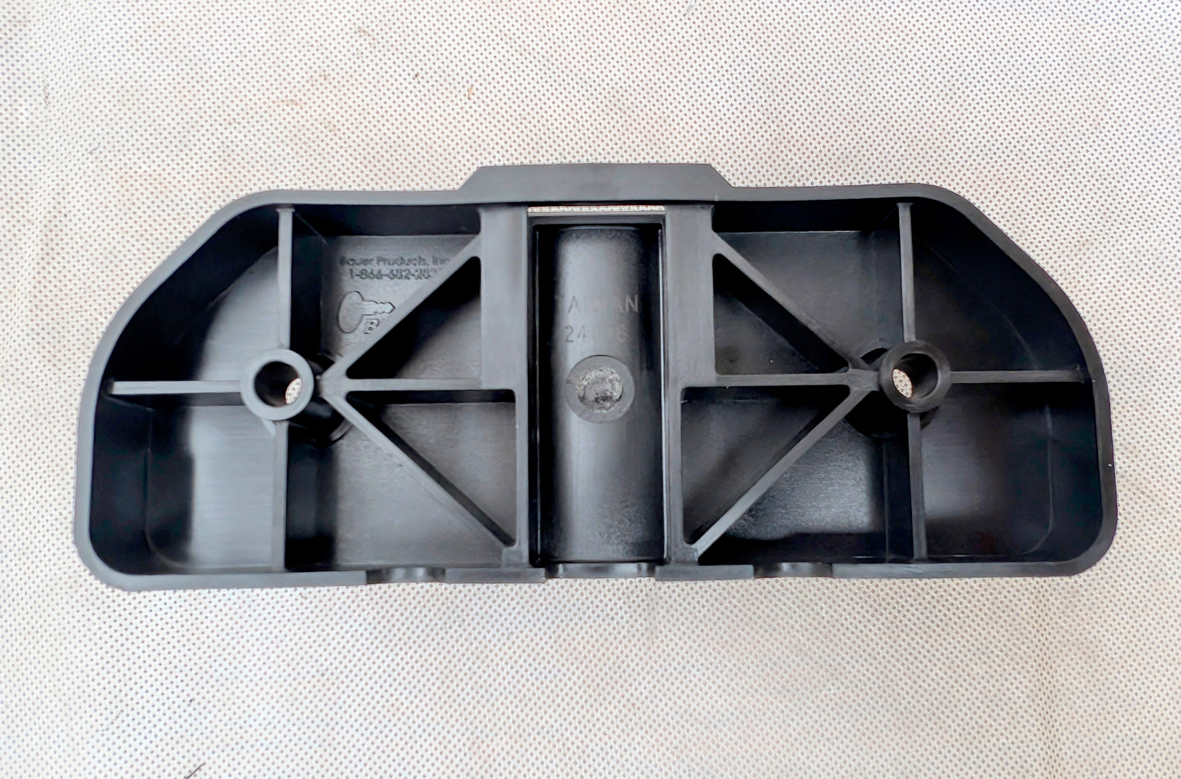 Trailer Towing Organizer for 4 Flat or 7 Way Plug, Heavy Duty Side Hooks Chain Cable Wire Harness Holder