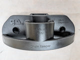 Trailer Towing Organizer for 4 Flat or 7 Way Plug, Heavy Duty Side Hooks Chain Cable Wire Harness Holder