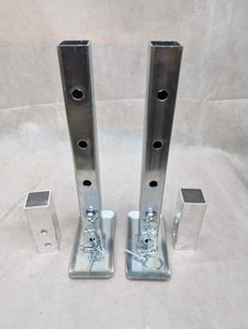 Aluminum Weld On Trailer Rear Stabilizer Jack Kit 18