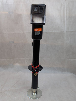 VEVOR POWER TONGUE JACK 3500# LIFT BLACK, 18