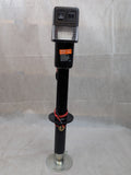 VEVOR POWER TONGUE JACK 3500# LIFT BLACK, 18" TRAVEL, DROP LEG
