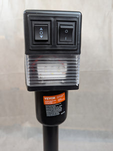 VEVOR POWER TONGUE JACK 3500# LIFT BLACK, 18