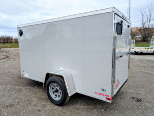 Cargo Mate 5x10 E Series Enclosed Cargo Trailer w Ramp Door & Side Door Stock 124133