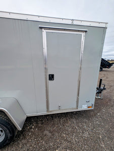 Cargo Mate 5x10 E Series Enclosed Cargo Trailer w Ramp Door & Side Door Stock 124133