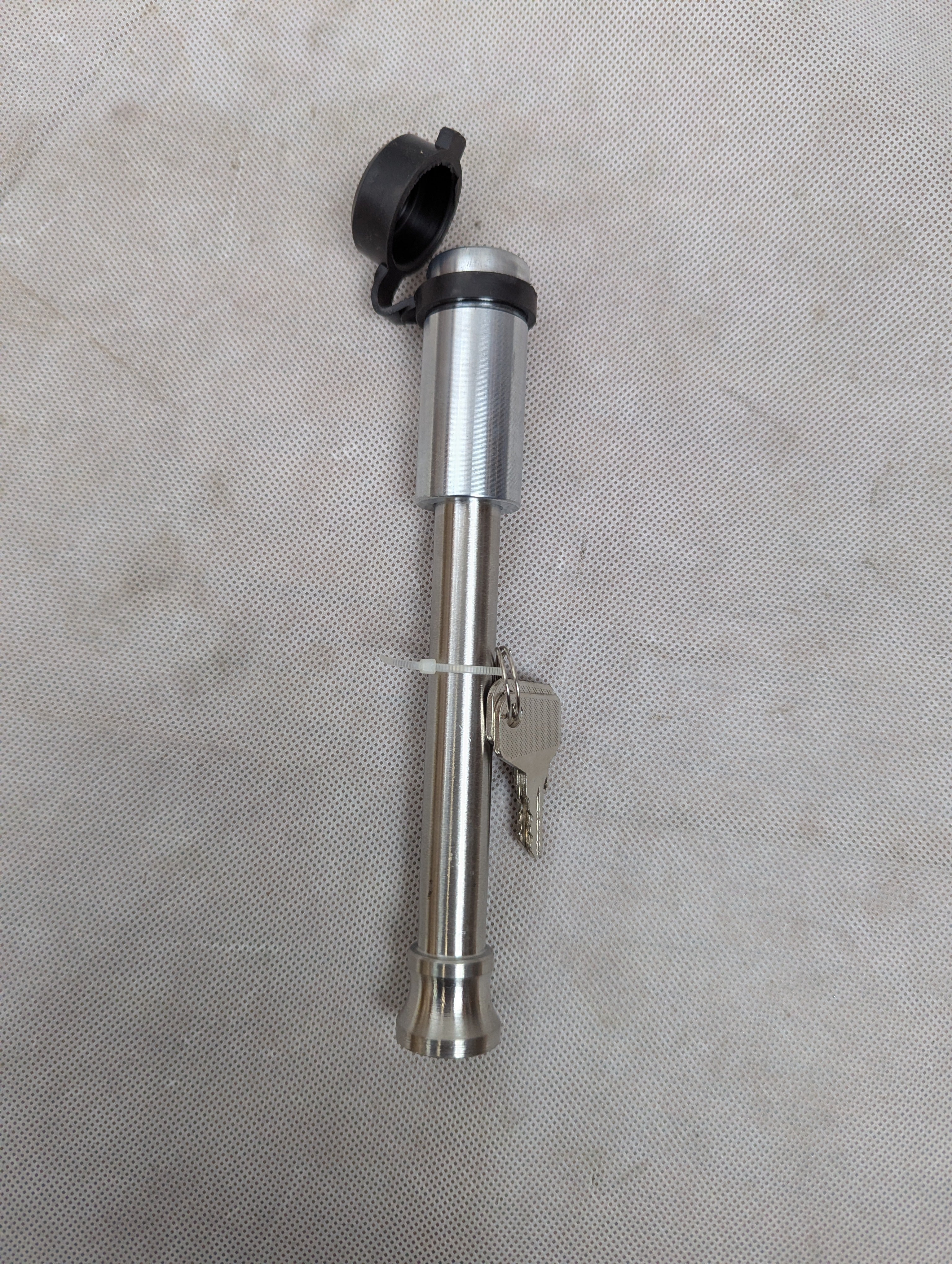 Trailer hitch receiver lock Heavy Duty Chrome 5/8" Pin (fits 2" and 2.5" Hitch)