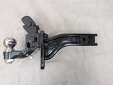 8-Ton Pintle Hitch with 2 5/16" Chrome Ball 10055 with Mounting Plate PM25812 - 2 1/2 shank
