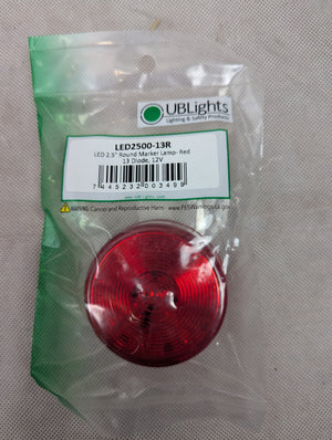 LED Clearance or Side Marker Light - Submersible - 2 LEDs - 2-1/2