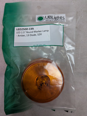 LED Clearance or Side Marker Light - Submersible - 2 LEDs - 2-1/2