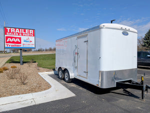 Cargo Mate 7x16 E Series Tandem Axle Enclosed Trailer - Stock# 104777