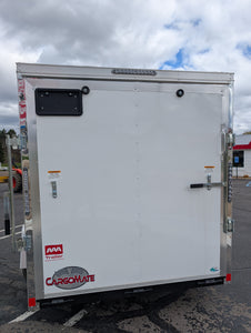 Cargo Mate 6x10 V Nose With Ramp Door Cargo / Enclosed Trailer -Stock# 124039