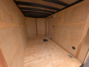 Cargo Mate 6x10 V Nose With Ramp Door Cargo / Enclosed Trailer -Stock# 124039