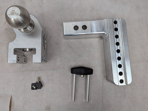 Weigh Safe Adjustable Trailer Hitch Ball Mount - 6