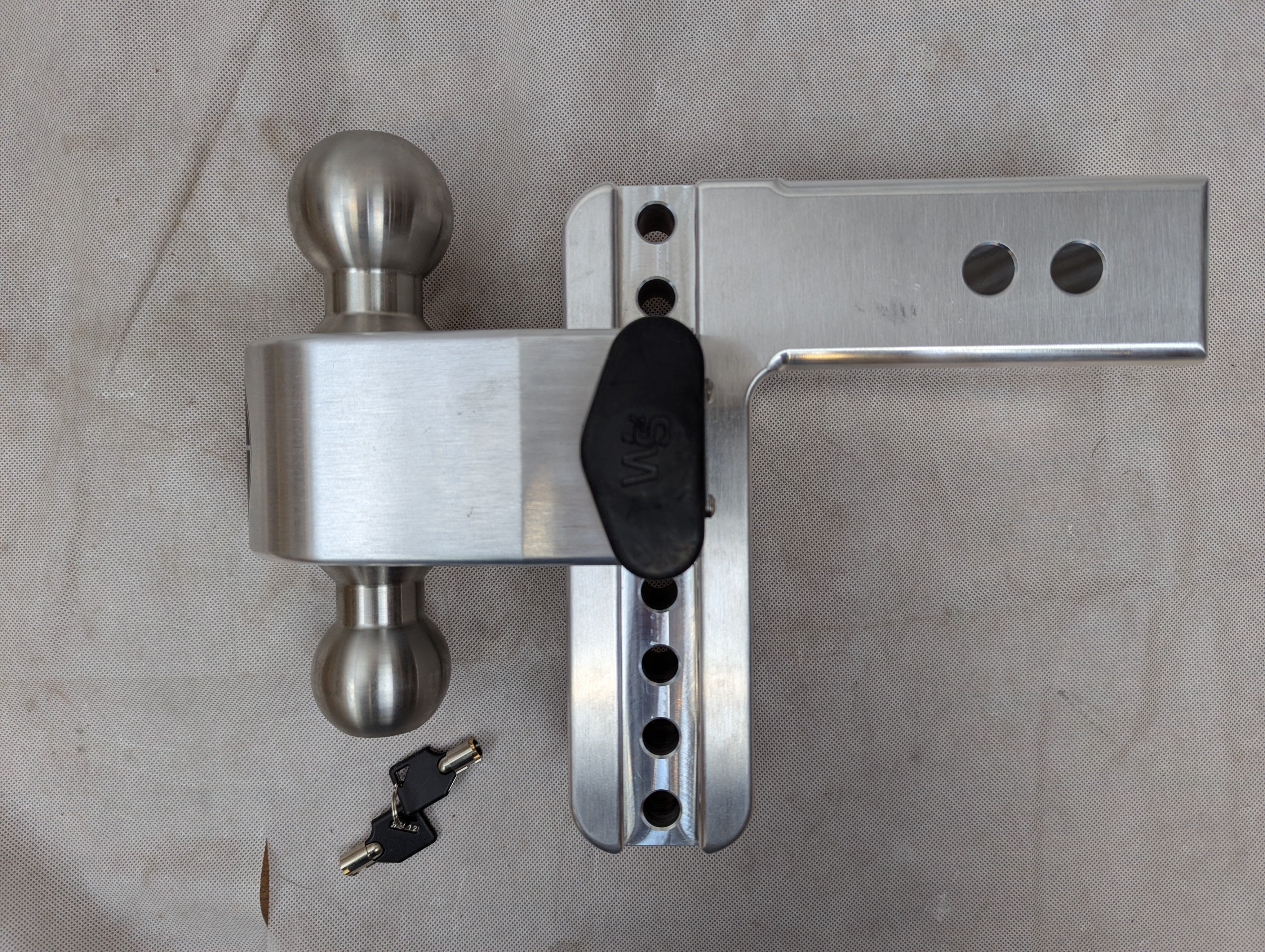 Weigh Safe Turnover Hitch 2 and 2 5/16 Ball, 6in Drop, 2 1/2 Inch Shank