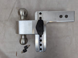 Weigh Safe Turnover Hitch 2 and 2 5/16 Ball, 6in Drop, 2 1/2 Inch Shank