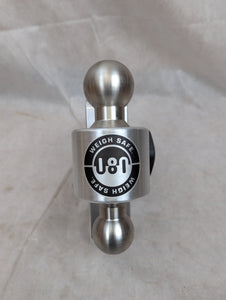 Weigh Safe Turnover Hitch 2 and 2 5/16 Ball, 6in Drop, 2 Inch Shank