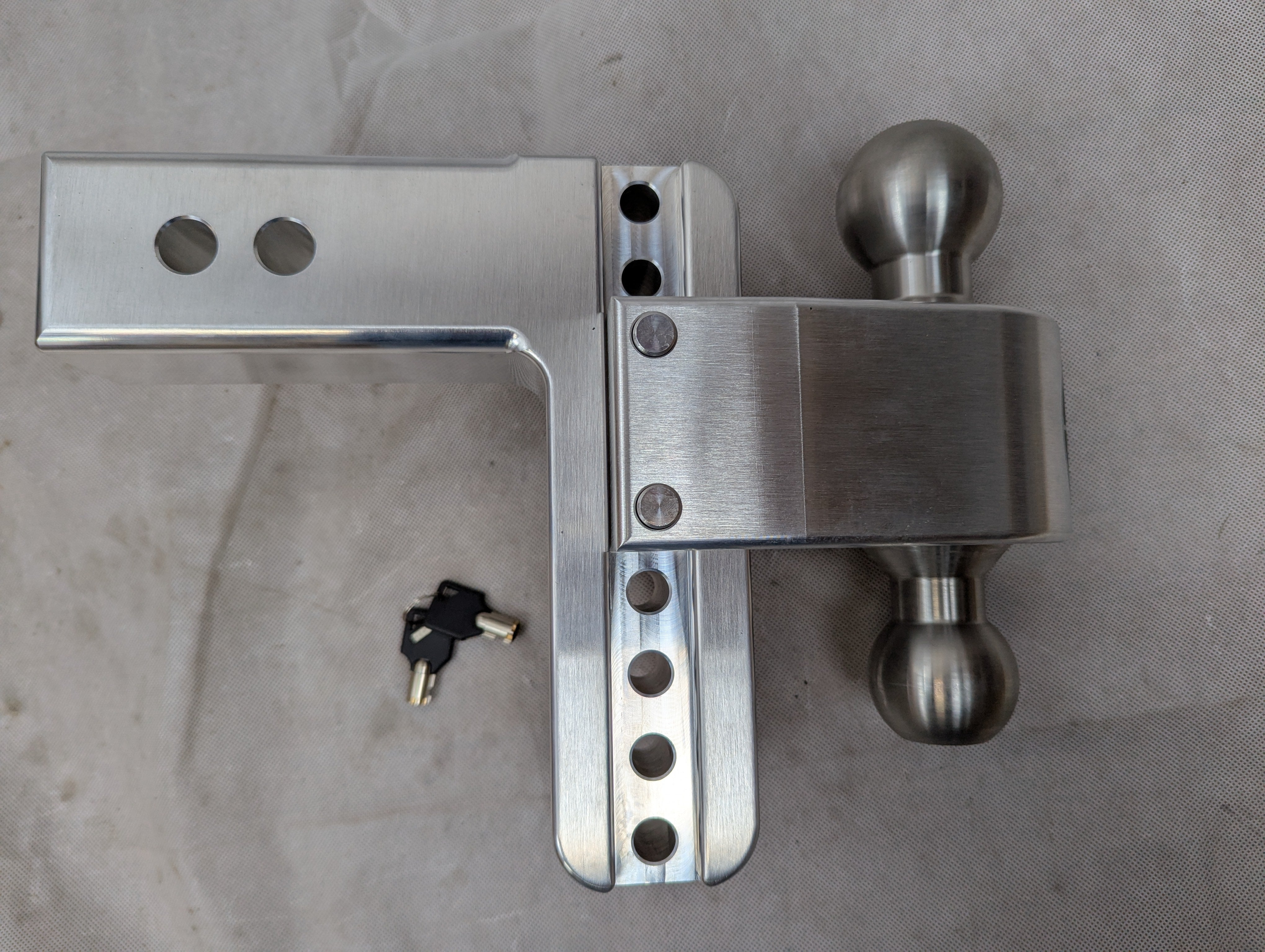 Weigh Safe Turnover Hitch 2 and 2 5/16 Ball, 6in Drop, 2 1/2 Inch Shank