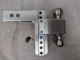 Weigh Safe Turnover Hitch 2 and 2 5/16 Ball, 6in Drop, 2 1/2 Inch Shank