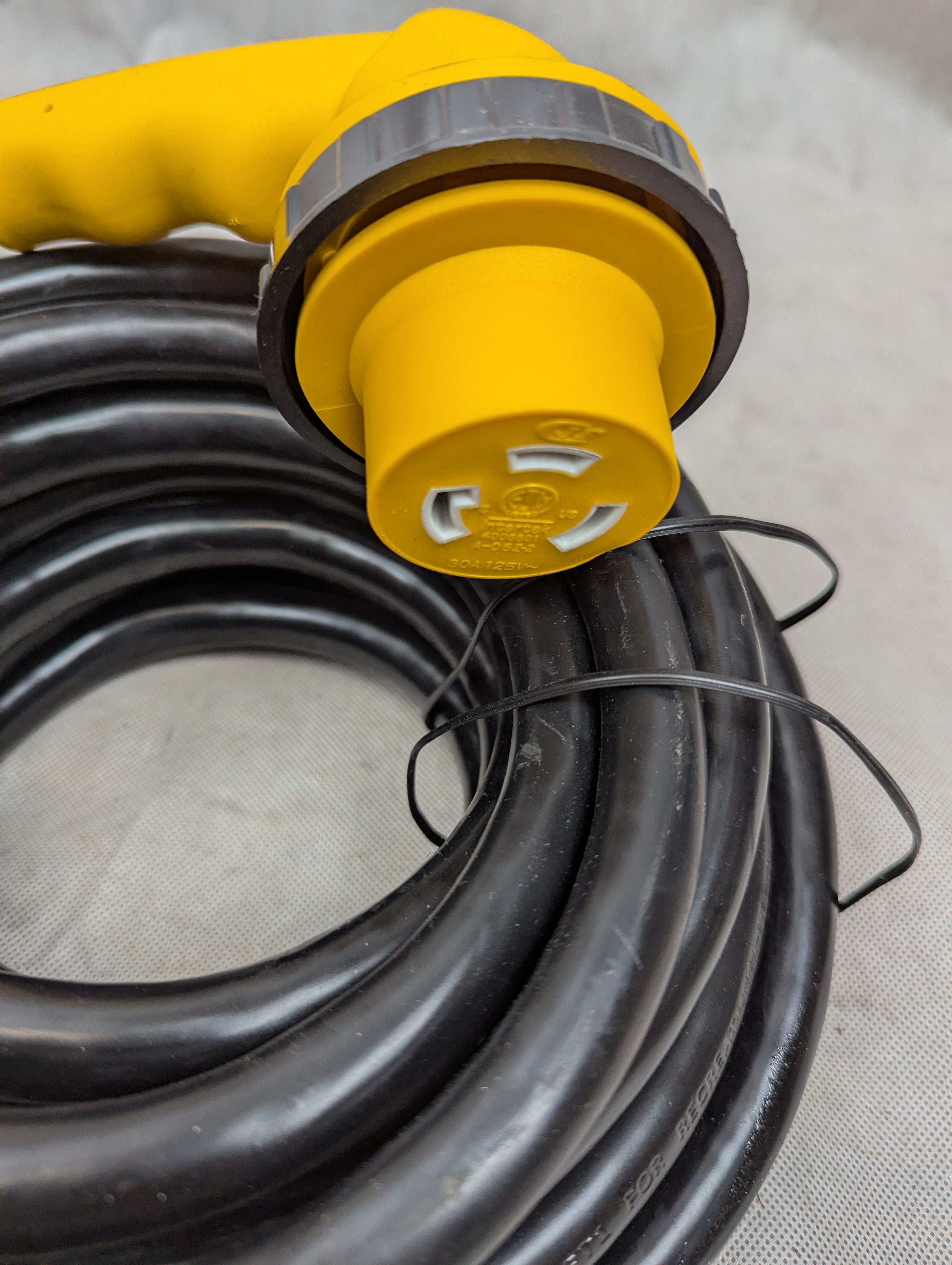 Outdoor RV Power Extension Cord - 30 Amp - 25 Ft.