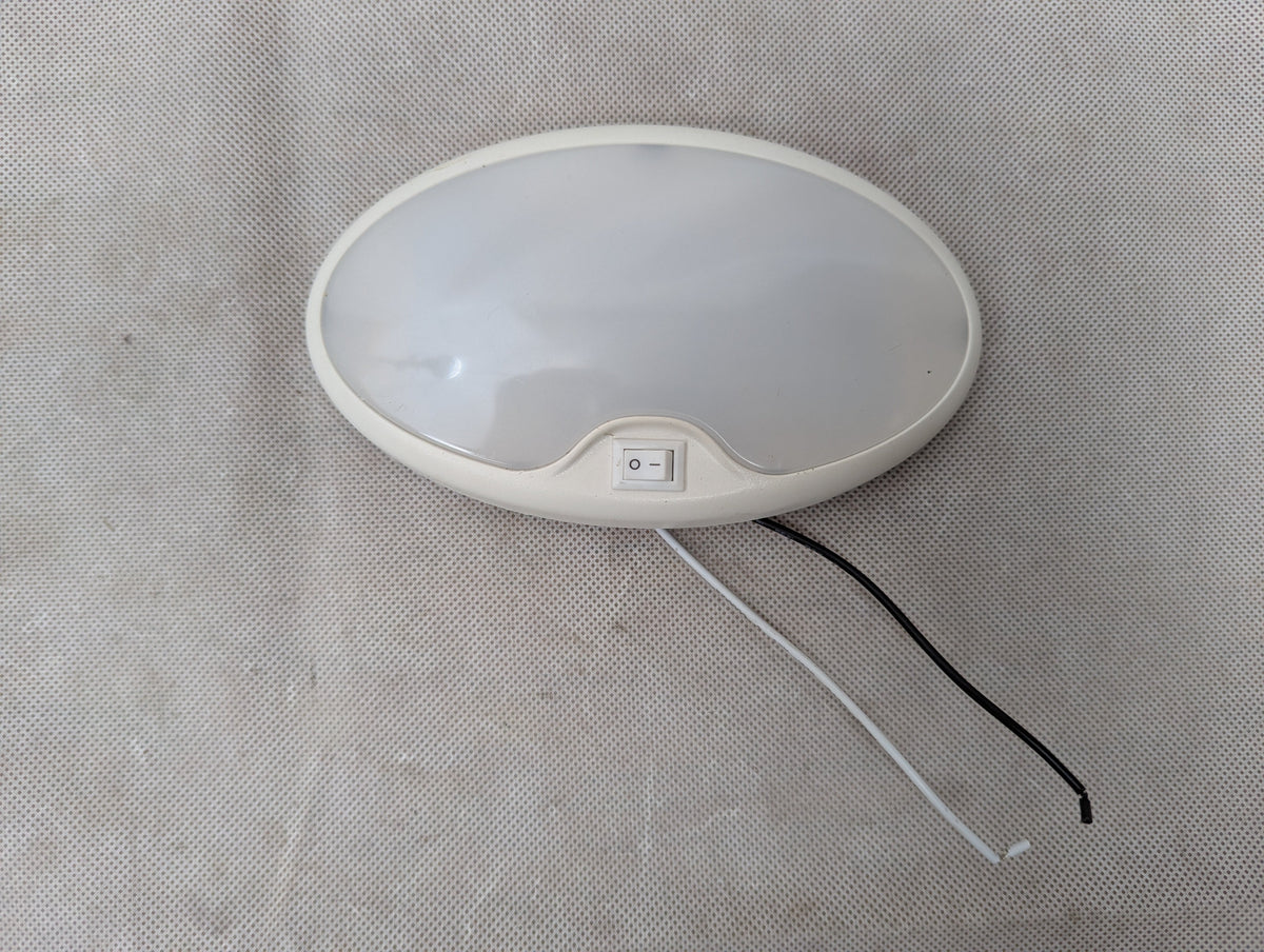Interior Trailer Light, 6 x 3.5 Oval 12V Led Cool White