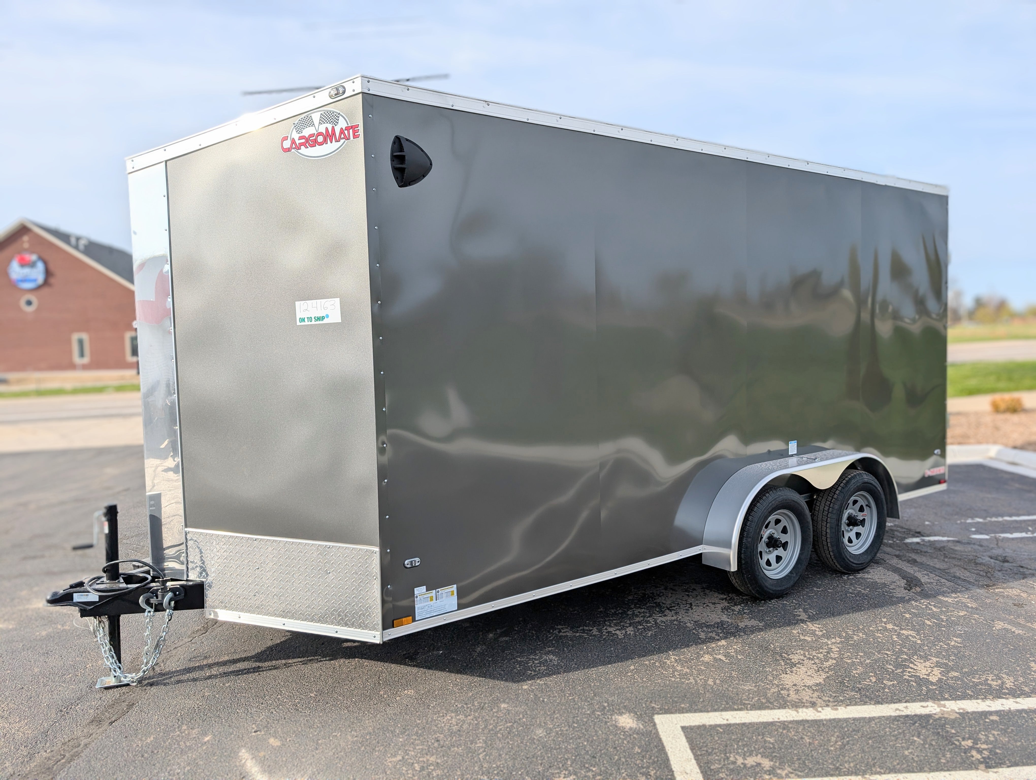 Cargo Mate 7x16 E Series Tandem Axle Enclosed Trailer - Stock# 124163