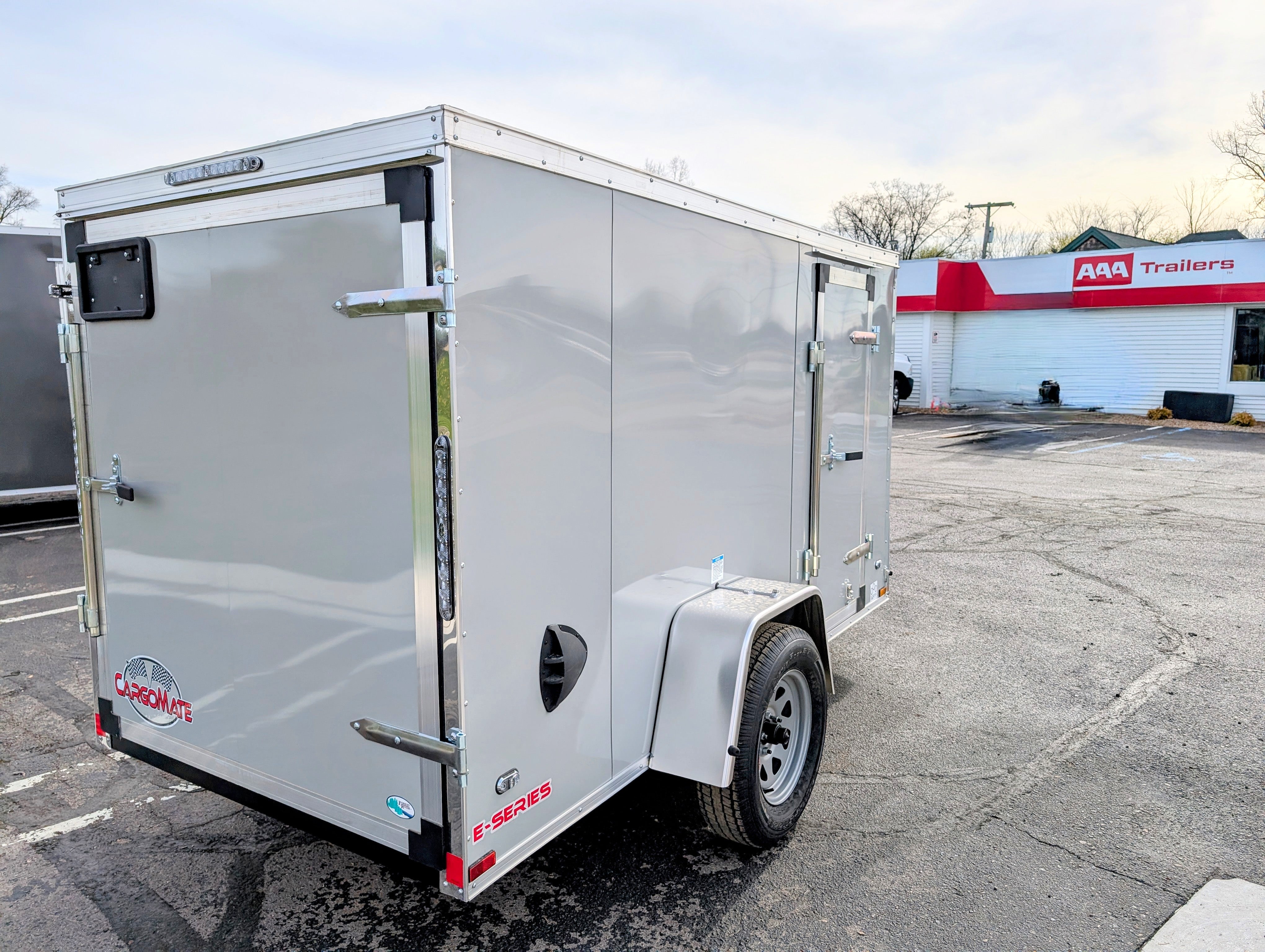 Cargo Mate 5x10 E Series Enclosed Cargo Trailer w Swing Door & Side Door Stock 124320