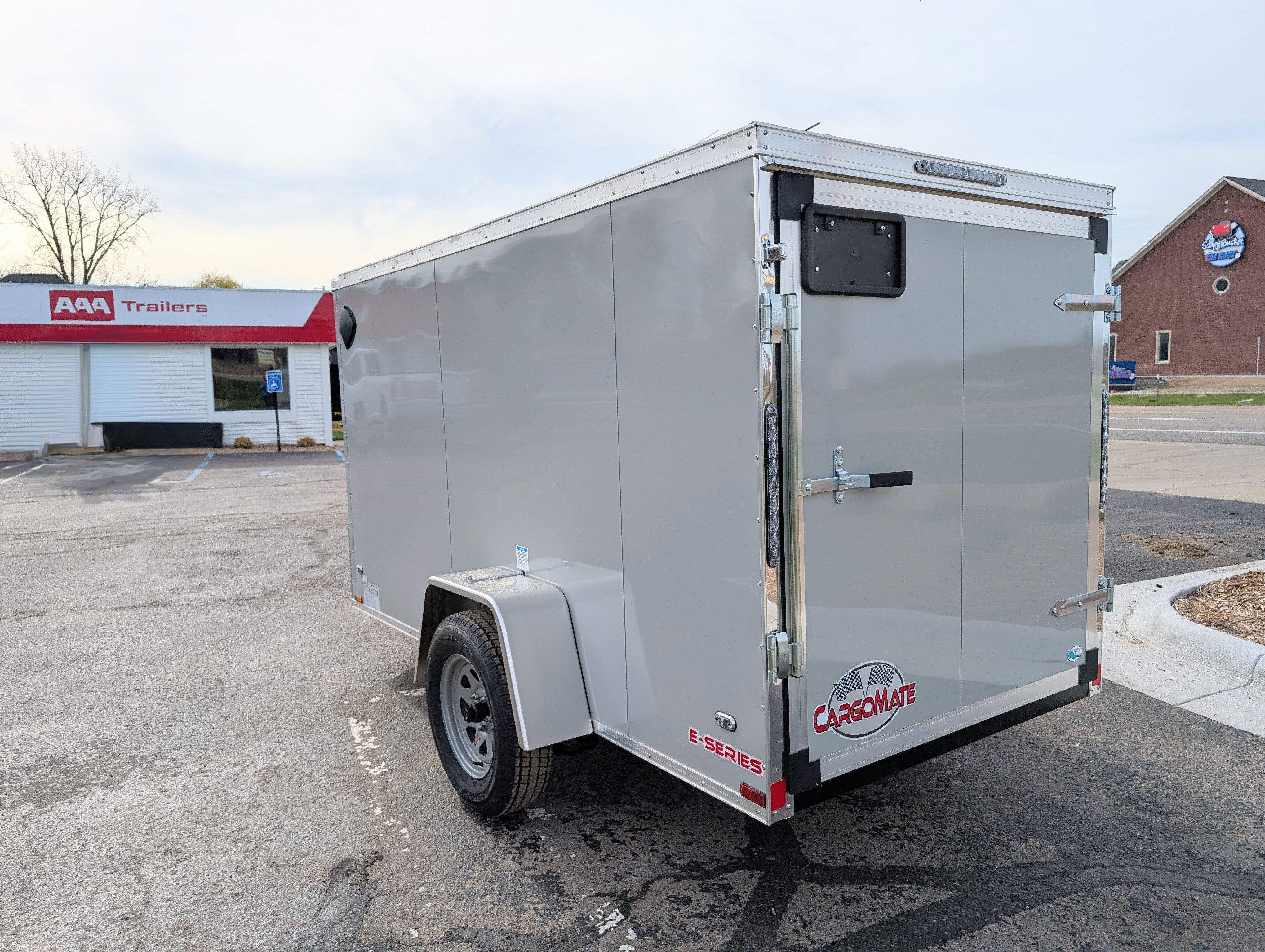 Cargo Mate 5x10 E Series Enclosed Cargo Trailer w Swing Door & Side Door Stock 124320
