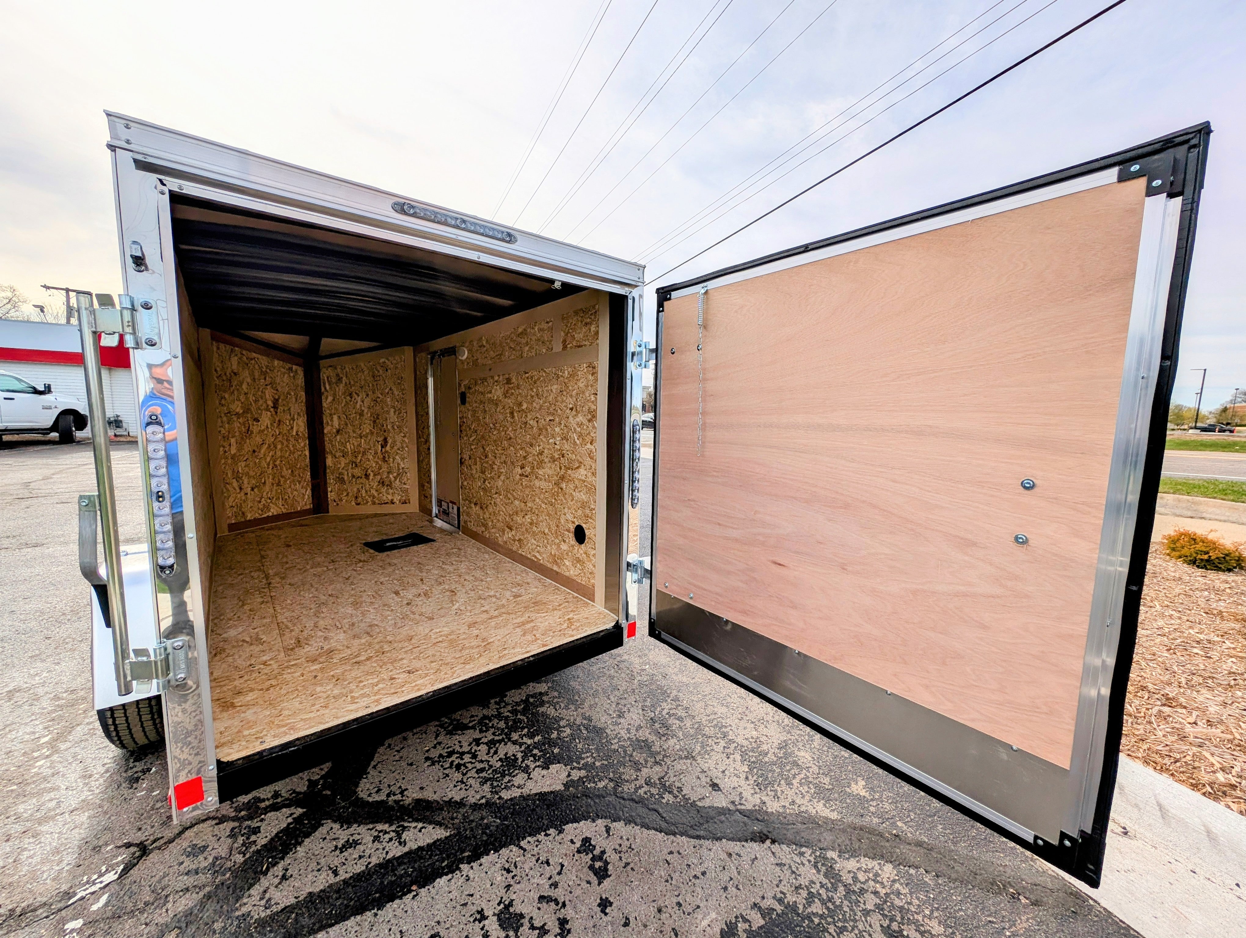Cargo Mate 5x10 E Series Enclosed Cargo Trailer w Swing Door & Side Door Stock 124320
