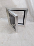 Fuel Door for Cargo Trailer - Aluminum with Key
