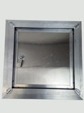 Fuel Door for Cargo Trailer - Aluminum with Key
