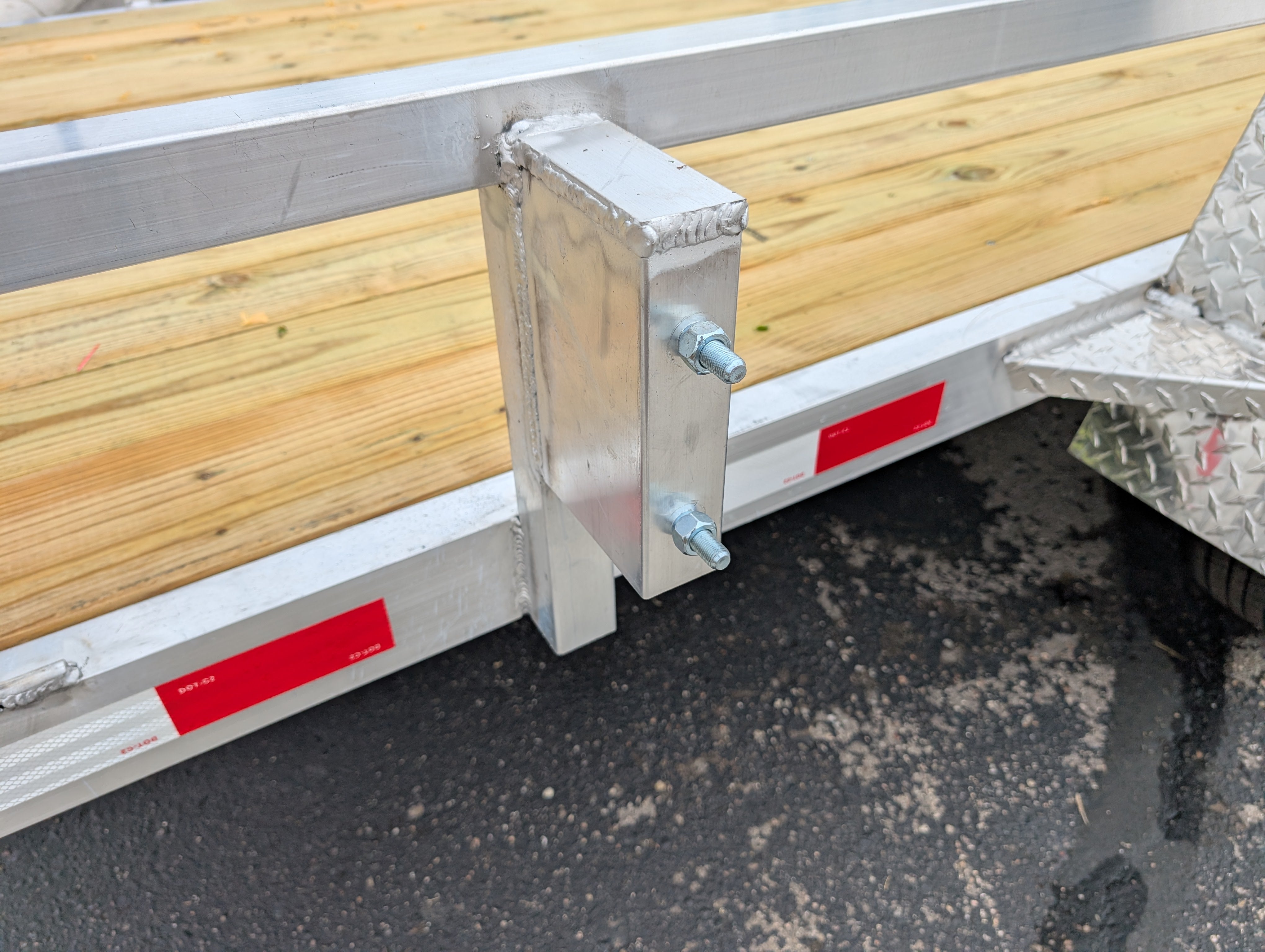 Silver Ox 7x14 Single Axle Aluminum Utility Trailer with ATV Side Ramps