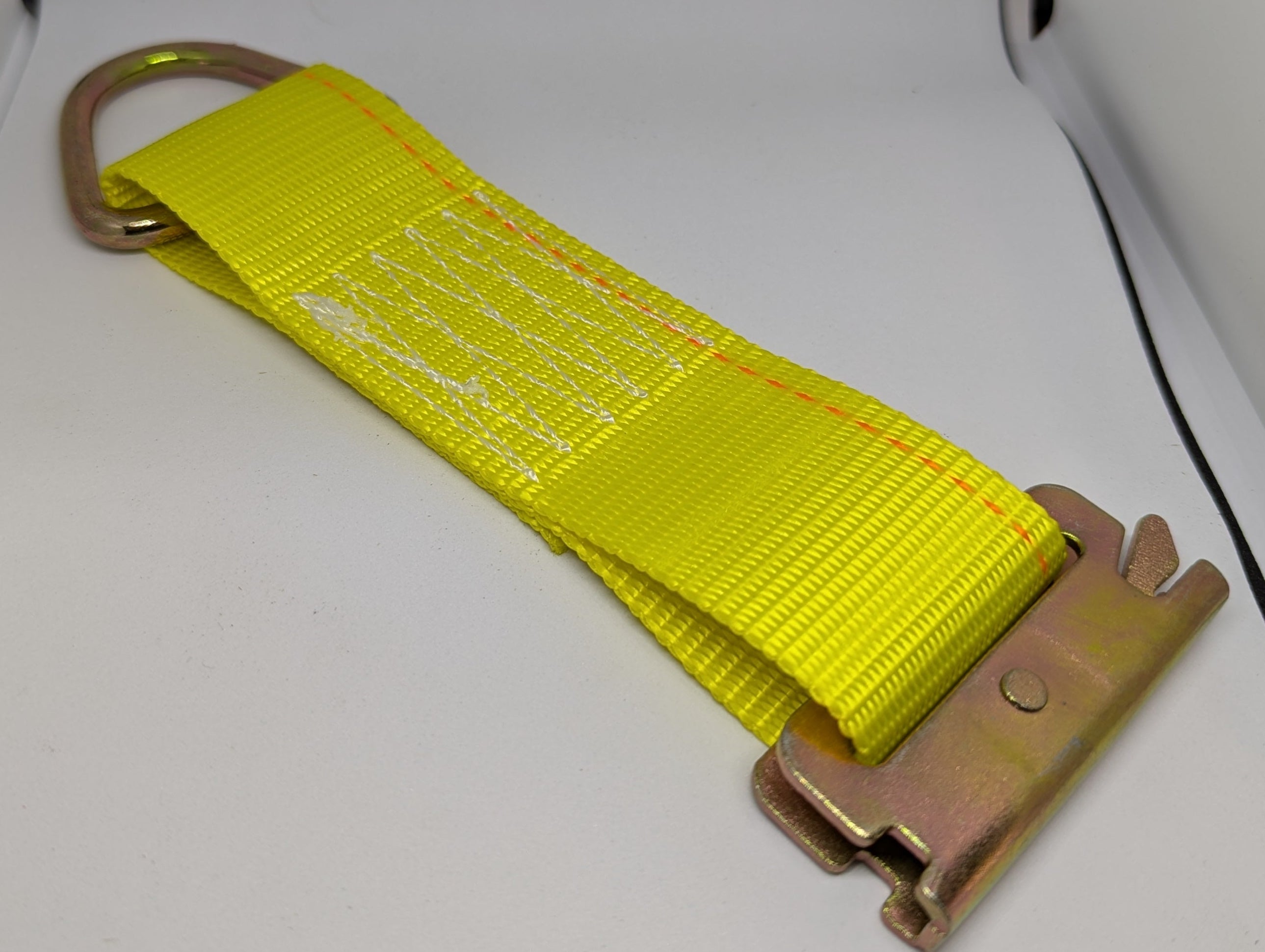 6" E-Track Rope Tie Off - Yellow | 4,400 lbs. BS