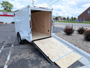 2026 American Hauler Arrow 5x8 Enclosed Cargo Trailer White - 32533