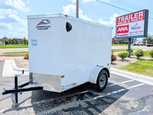 2026 American Hauler Arrow 5x8 Enclosed Cargo Trailer White - 32533